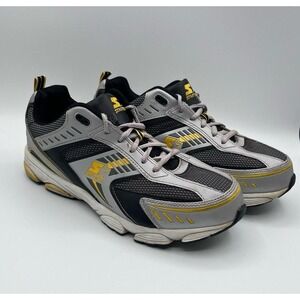 Starter Men's Running Shoes Gray Black Yellow Size 8.5 Weston Sneakers Athletic